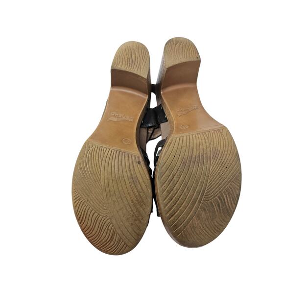 Dansko 40 Dawson Metallic Brown Leather Chunky Sandal Boho Comfort Coastal - Picture 3 of 5